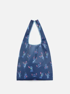 Sacs Et Porte-Monnaie|Primark Cabas Pliable Disney Stitch Bleu marine