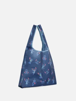 Sacs Et Porte-Monnaie|Primark Cabas Pliable Disney Stitch Bleu marine