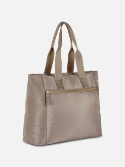 Sacs Et Porte-Monnaie|Primark Cabas Rembourré Taupe