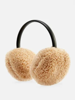 Chapeaux, Gants Et Écharpes|Primark Cache-oreilles Effet Mouton Retourné Rita Ora Beige