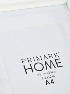 Cadres Et Décorations Murales|Primark Cadre Photo A4 Blanc