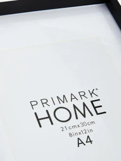 Cadres Et Décorations Murales|Primark Cadre Photo A4 Noir