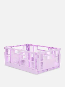 Boîtes Et Paniers|Primark Caisse De Rangement Pliable Lilas