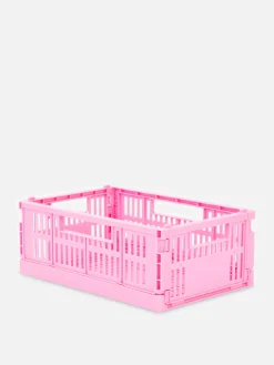 Boîtes Et Paniers|Primark Caisse De Rangement Pliable Rose clair