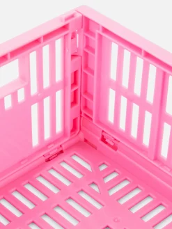 Boîtes Et Paniers|Primark Caisse De Rangement Pliable Rose clair