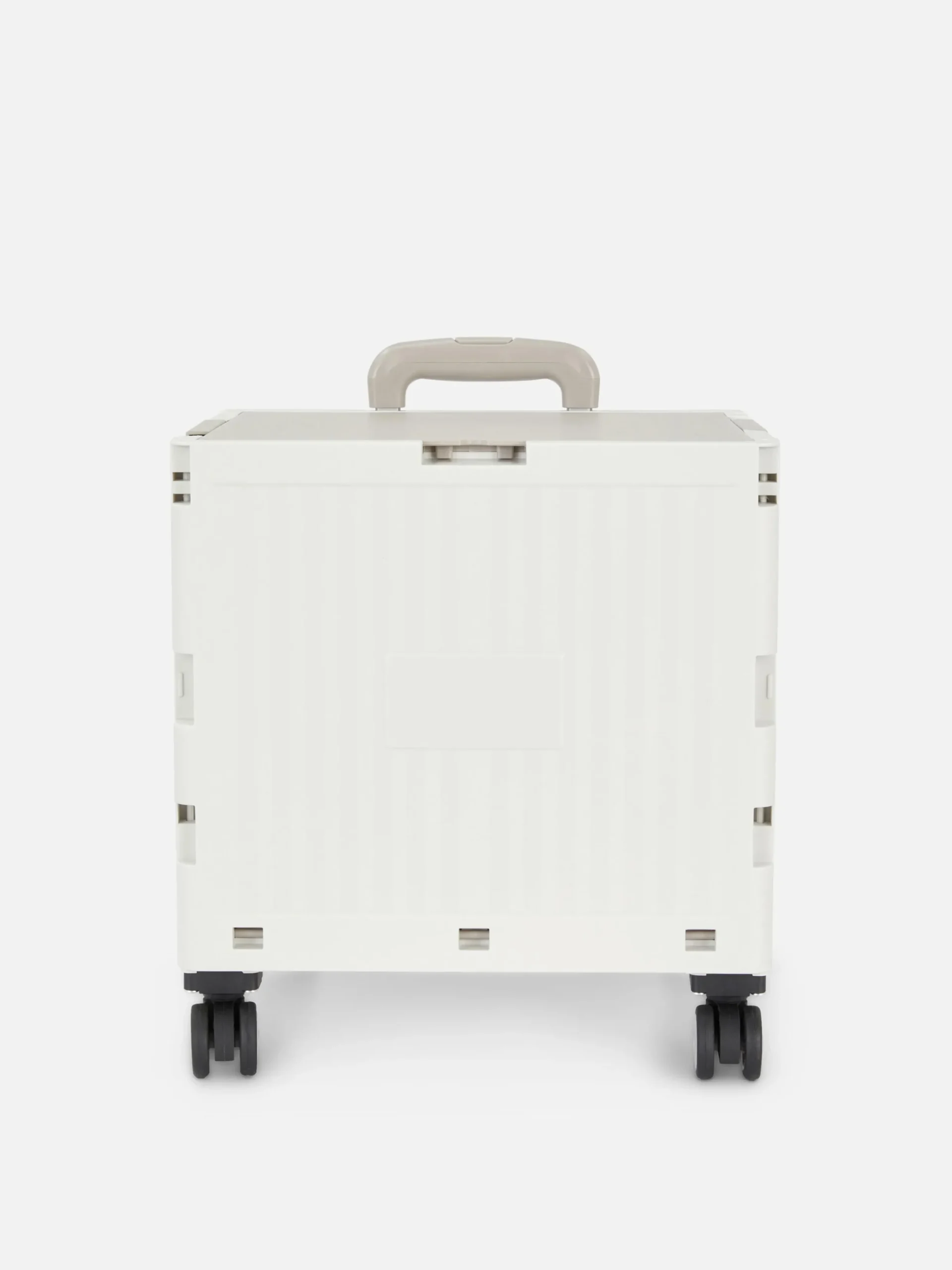 Boîtes Et Paniers|Primark Caisse Pliable à Roulettes Crème clair