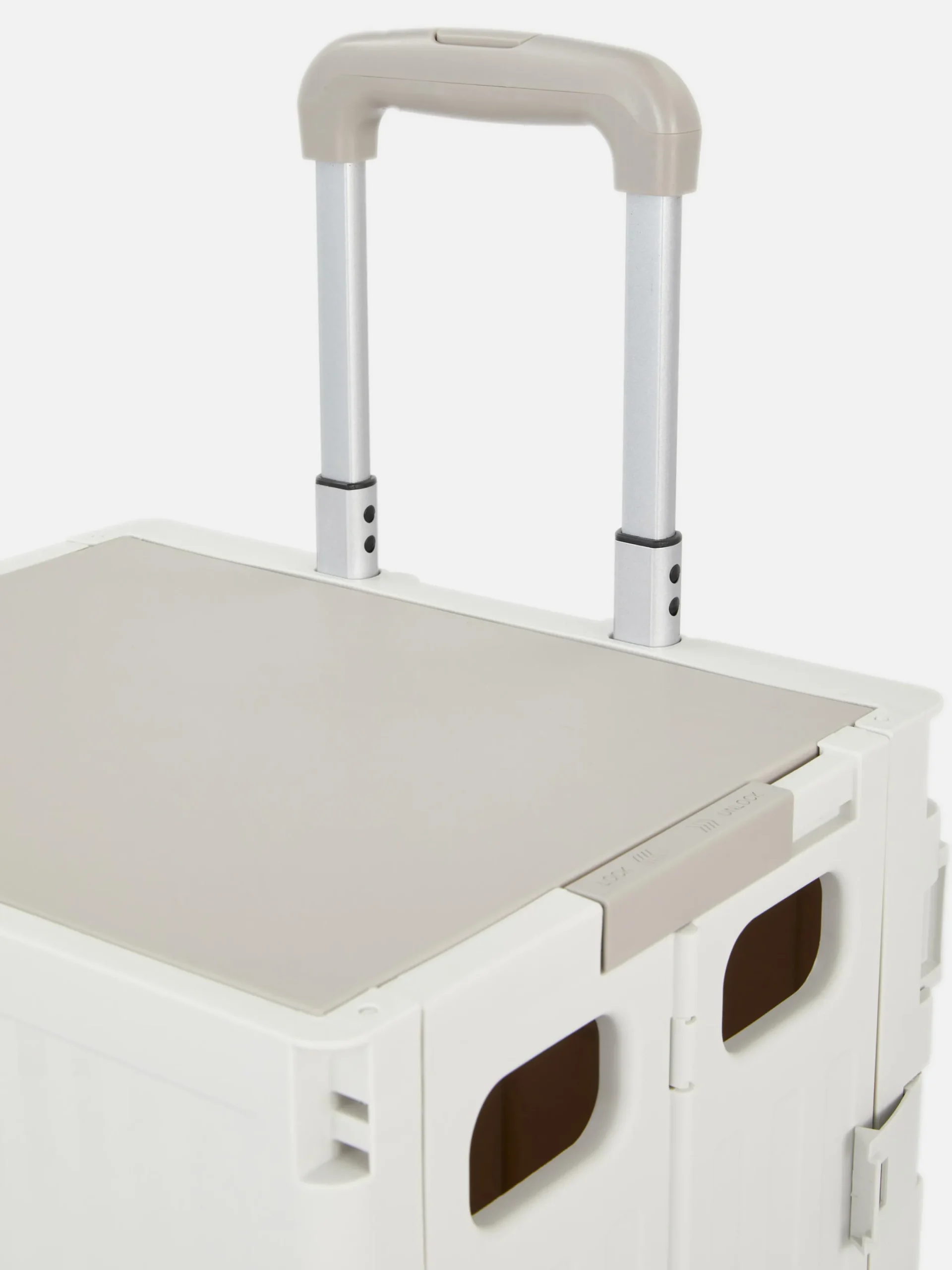 Boîtes Et Paniers|Primark Caisse Pliable à Roulettes Crème clair