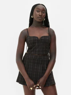 Hauts Et T-Shirts|Primark Caraco Court à Carreaux Rita Ora à Coordonner Multicolore