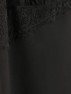 Hauts De Pyjama|Primark Caraco De Pyjama En Dentelle Et Maille Noir