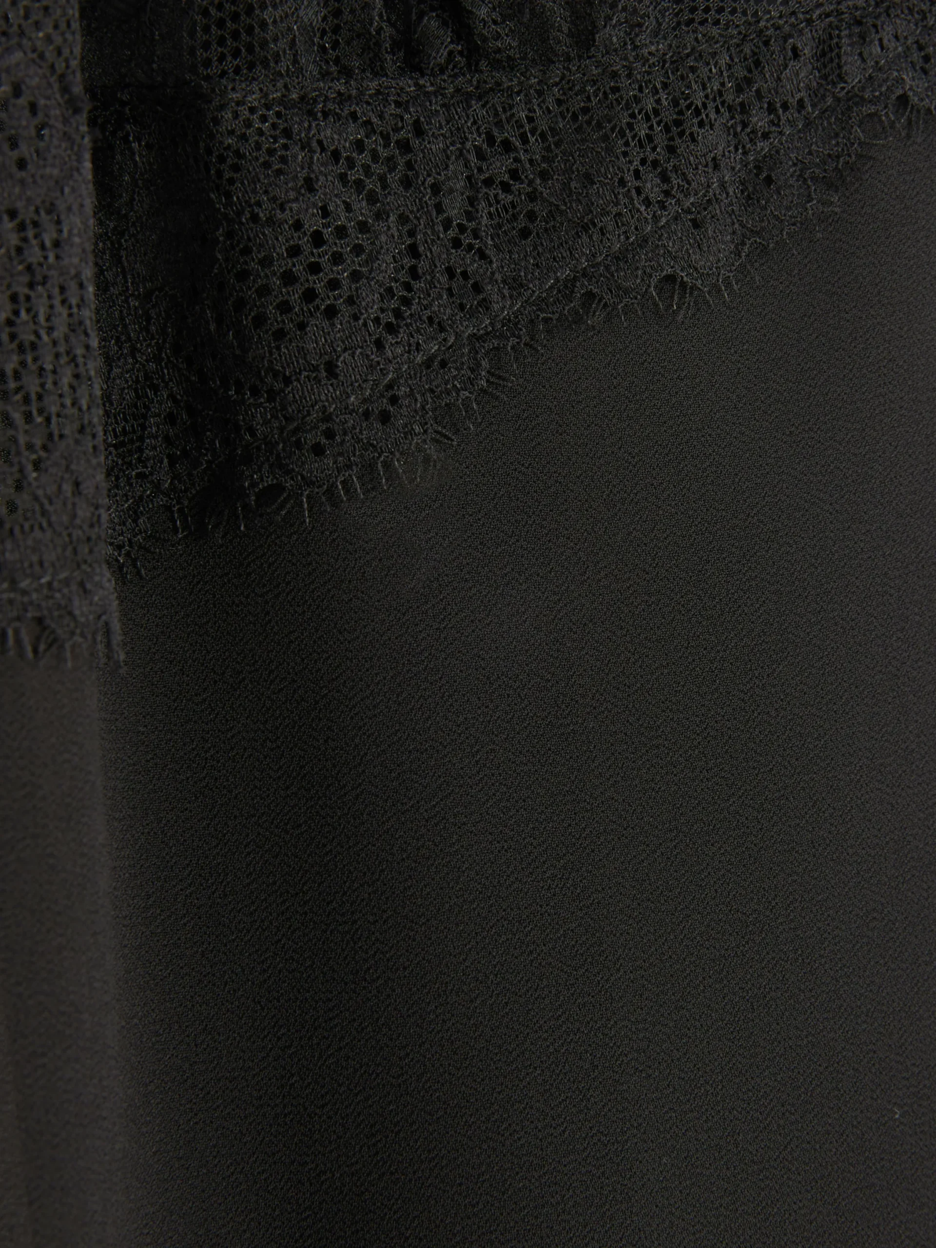 Hauts De Pyjama|Primark Caraco De Pyjama En Dentelle Et Maille Noir