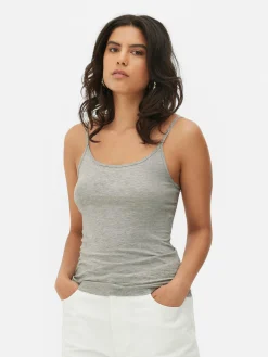 Hauts Et T-Shirts|Primark Caraco Stretch Décolleté Gris chiné