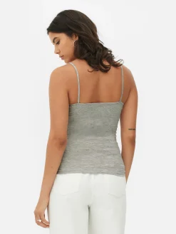 Hauts Et T-Shirts|Primark Caraco Stretch Décolleté Gris chiné