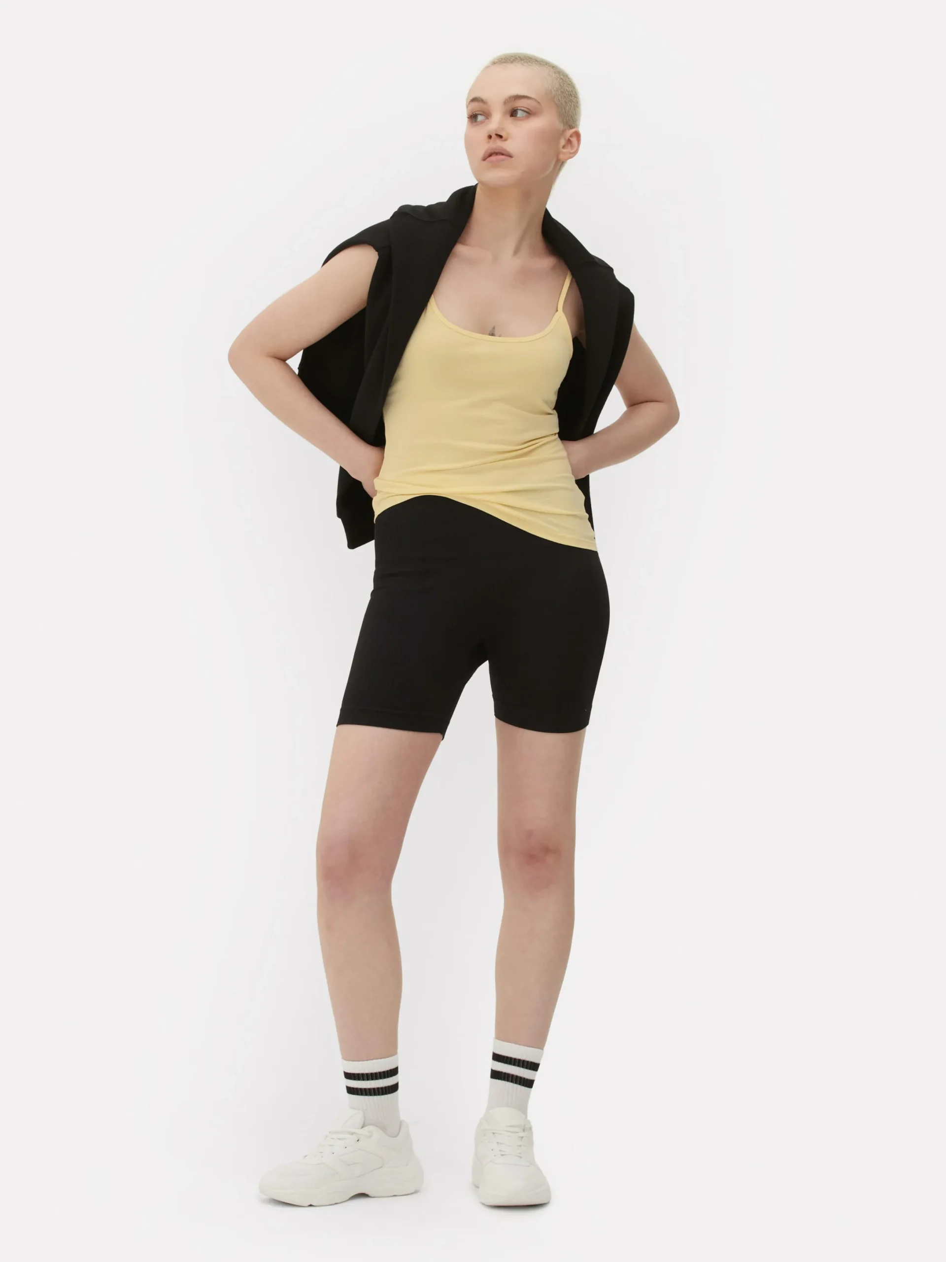 Hauts Et T-Shirts|Primark Caraco Stretch Essential Jaune