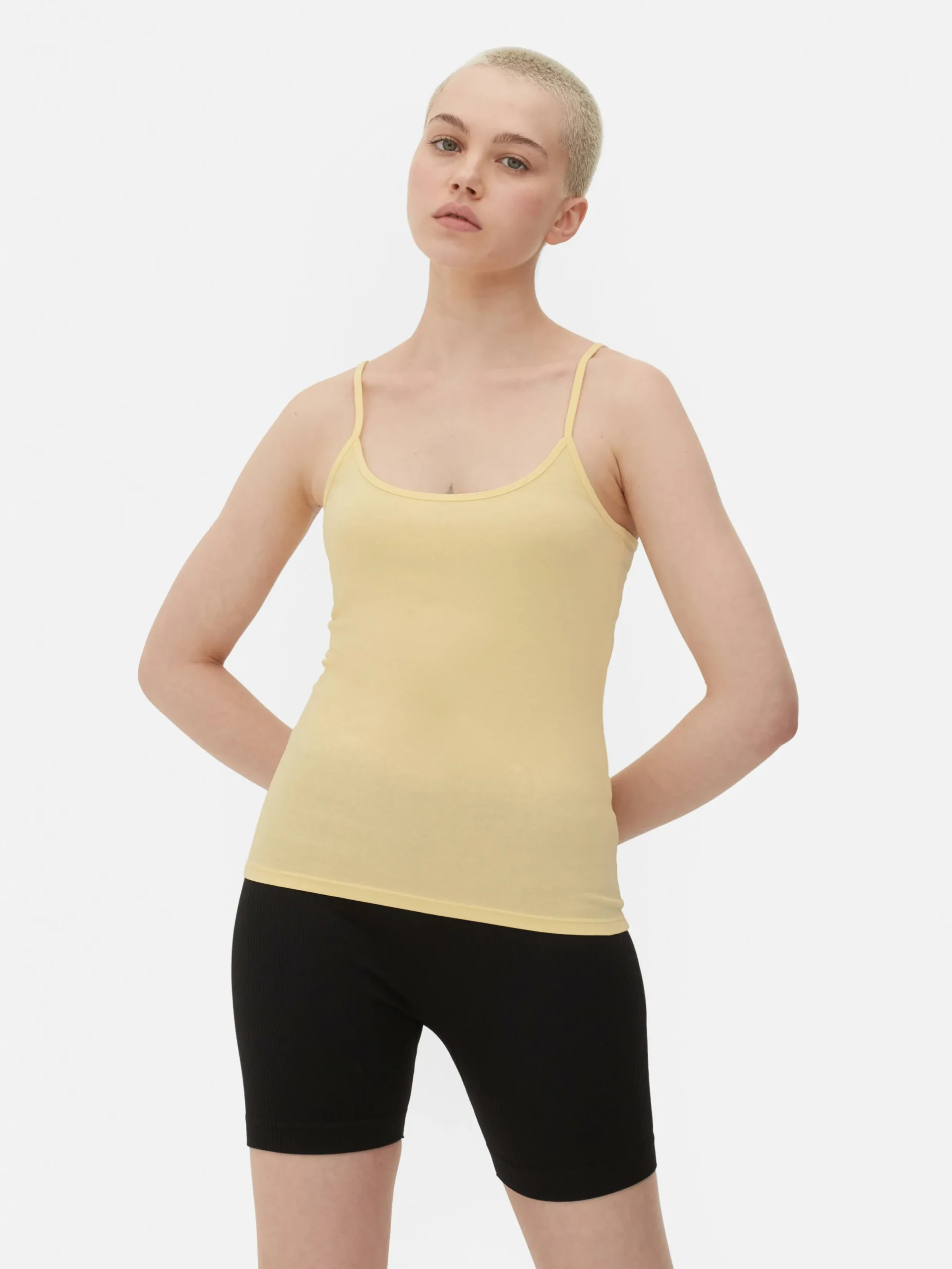 Hauts Et T-Shirts|Primark Caraco Stretch Essential Jaune
