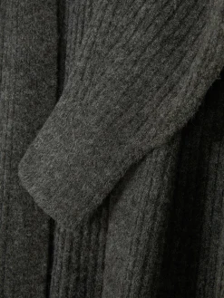 Pulls Et Gilets|Primark Cardigan Long Côtelé Anthracite