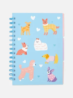 Carnets|Primark Carnet A5 à Motif Chien Multicolore