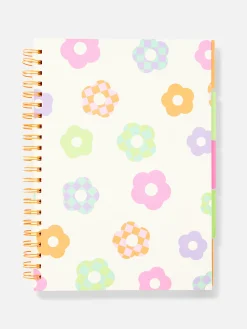 Carnets|Primark Carnet A4 à Motif Marguerite Multicolore