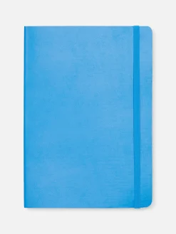 Carnets|Primark Carnet Format A5 En Simili Cuir Bleu