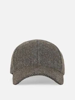 Chapeaux, Gants Et Écharpes|Primark Casquette De Baseball à Motifs Écru