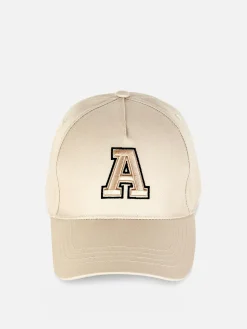 Chapeaux, Gants Et Écharpes|Primark Casquette De Baseball Avec Initiale Écru