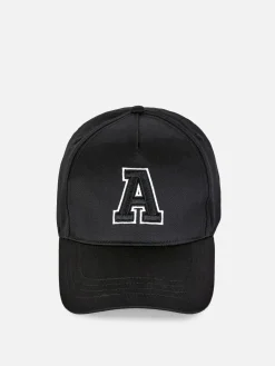 Chapeaux, Gants Et Écharpes|Primark Casquette De Baseball Avec Initiale Noir