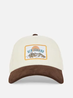 Chapeaux, Gants Et Écharpes|Primark Casquette En Velours Côtelé New Zealand Rita Ora Crème