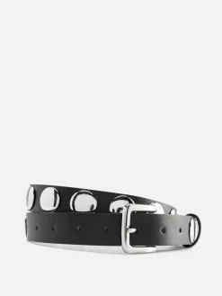 Ceintures|Primark Ceinture à Clous Ronds Noir