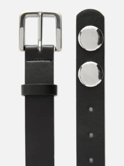 Ceintures|Primark Ceinture à Clous Ronds Noir
