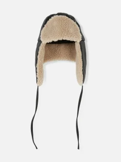 Chapeaux, Gants Et Écharpes|Primark Chapeau De Trappeur Doublé De Molleton Rita Ora Noir