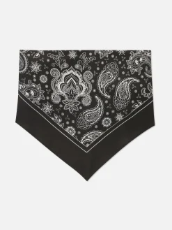 Chapeaux, Gants Et Écharpes|Primark Écharpe à Imprimé Cachemire Noir