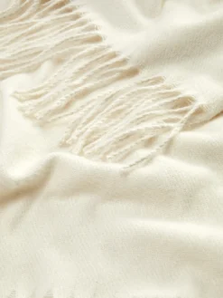 Chapeaux, Gants Et Écharpes|Primark Écharpe Bordée De Pampilles Essential Ivoire