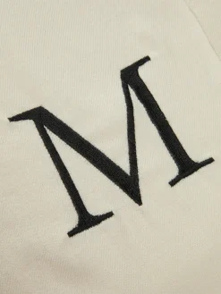 Chapeaux, Gants Et Écharpes|Primark Écharpe Brodée Avec Initiale Monogramme Beige
