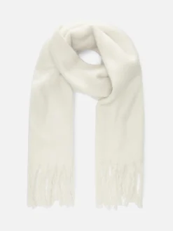 Chapeaux, Gants Et Écharpes|Primark Écharpe Brossée à Pampilles Ivoire