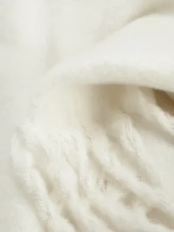 Chapeaux, Gants Et Écharpes|Primark Écharpe Brossée à Pampilles Ivoire