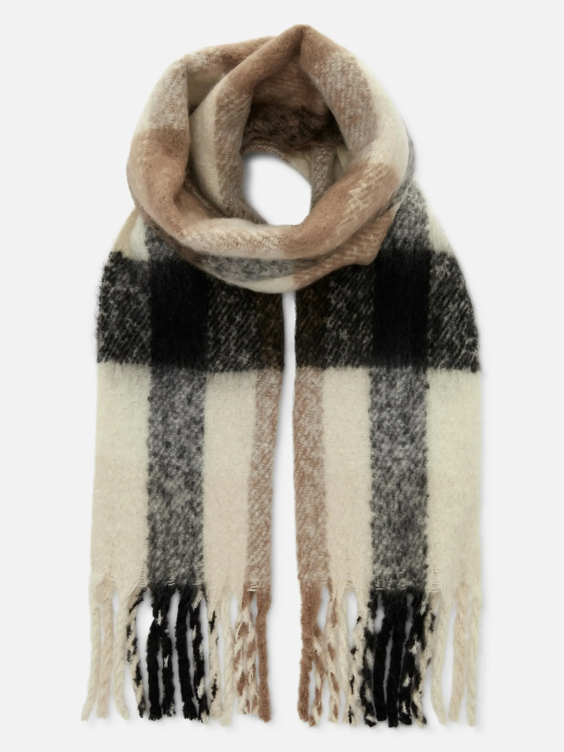 Chapeaux, Gants Et Écharpes|Primark Écharpe Brossée à Pampilles Naturel