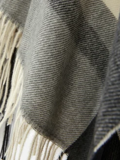 Chapeaux, Gants Et Écharpes|Primark Écharpe Façon Cape à Carreaux Beige