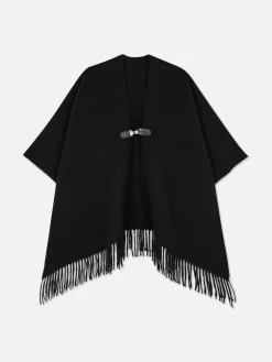 Chapeaux, Gants Et Écharpes|Primark Écharpe Façon Cape à Fermeture Crochet Noir
