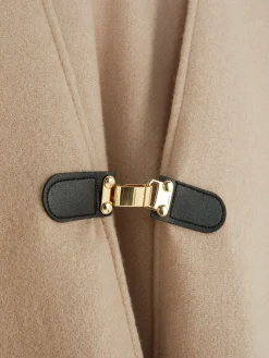 Chapeaux, Gants Et Écharpes|Primark Écharpe Façon Cape à Fermeture Crochet Beige