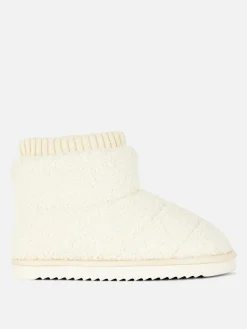 Chaussons|Primark Chaussons Bottines Effet Mouton Retourné Blanc