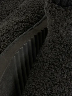 Chaussons|Primark Chaussons Bottines Effet Mouton Retourné Noir