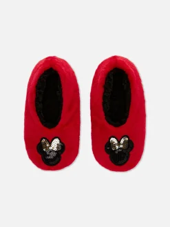 Chaussettes Et Collants|Primark Chaussons Disney Minnie Mouse Rouge