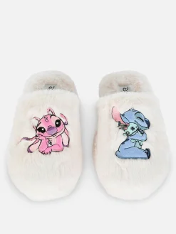 Chaussons|Primark Chaussons Duveteux Disney Lilo & Stitch Beige