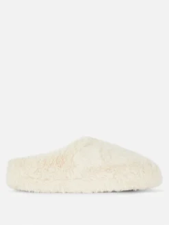 Chaussons|Primark Chaussons En Fausse Fourrure Beige