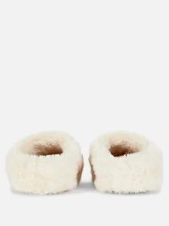 Chaussons|Primark Chaussons En Fausse Fourrure Beige