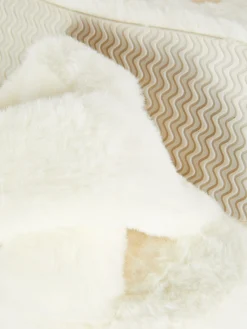 Chaussons|Primark Chaussons En Fausse Fourrure à Brides Croisées Crème