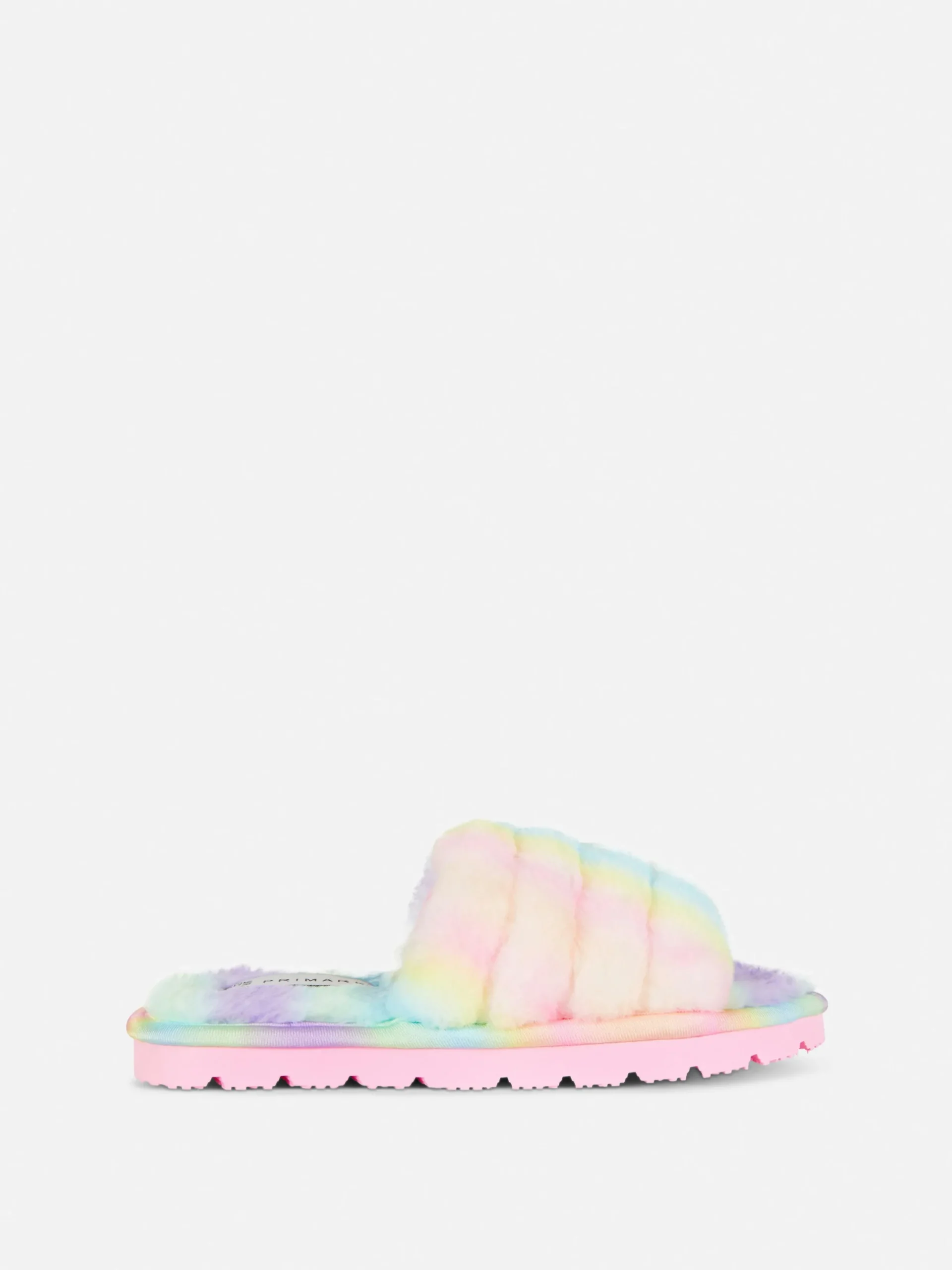 Chaussons|Primark Chaussons En Fausse Fourrure Effet Dégradé Multicolore