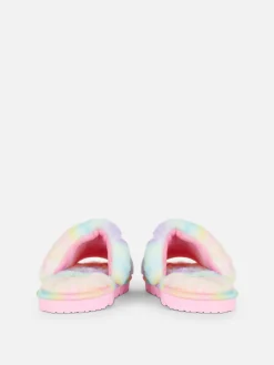 Chaussons|Primark Chaussons En Fausse Fourrure Effet Dégradé Multicolore