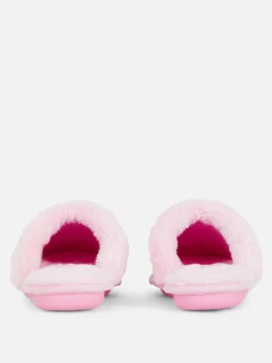 Chaussons|Primark Chaussons En Suédine Rose