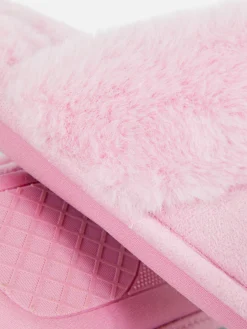 Chaussons|Primark Chaussons En Suédine Rose