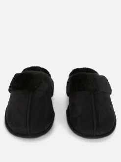Chaussons|Primark Chaussons En Suédine Noir